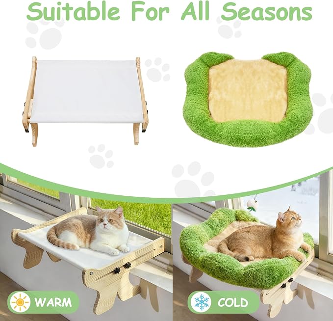 cat Window Perch for Indoor Cats Large Window Hammock - Image 3