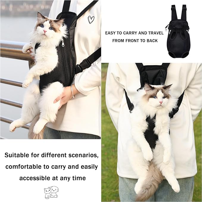 Pet Carrier Backpack, Adjustable Pet Front Carriers - Image 6