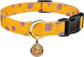 Cotton Handmade Dog Collar Cute and Distinctive Patterns Yellow Rose by Fyeqyaou