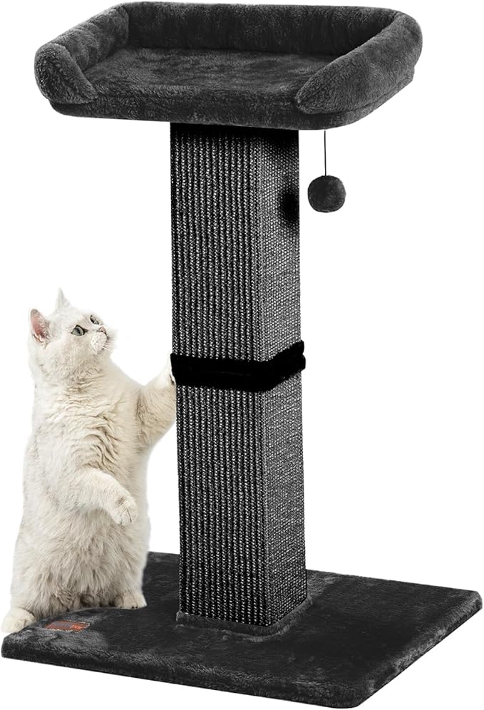32" Cat Scratching Post for Indoor Cats, Sisal Cat Scratcher by Karolpar