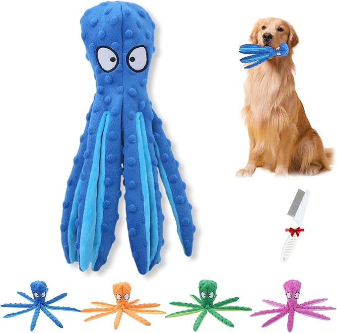 2025 New Upgrade Interactive Chew Pet Toy No Stuffing Bite-Resistant Squeaky by Unknown