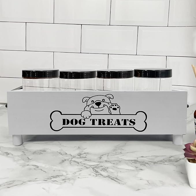 Large Dog Treats Container, Dog Cookie Jar - Image 4