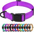 TagME Reflective Nylon Dog Collars, Adjustable Classic Pet Collar by TagME