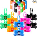 10 Pack Bone Shaped Poop Bag Dispenser Pet Waste Disposal Bag Dispenser by Arroyner