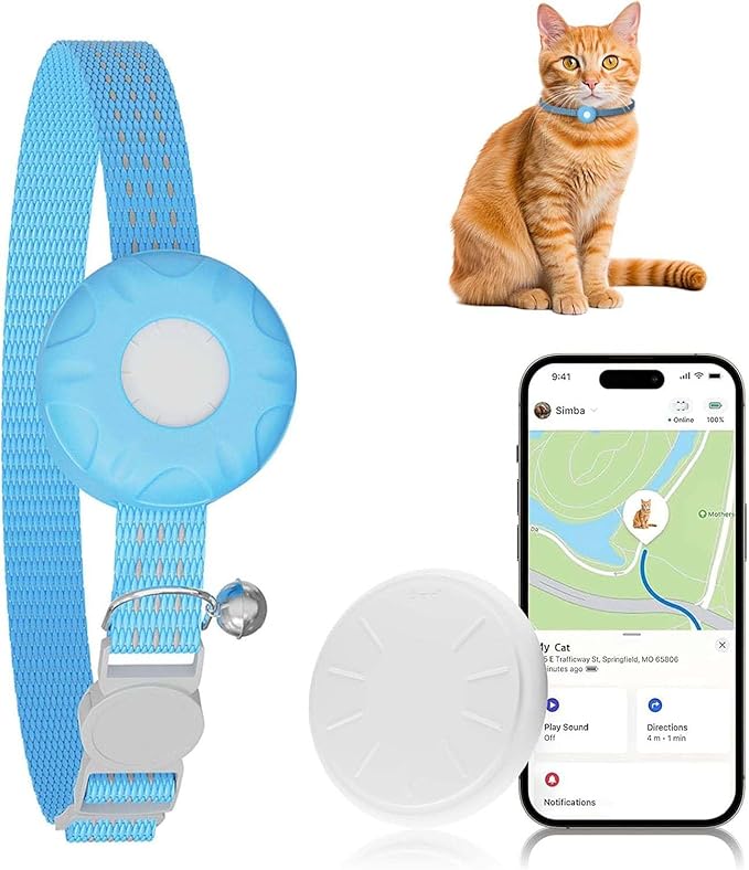 Cat GPS Tracker, Smart GPS Tracker Compatible by ZFSJTAG