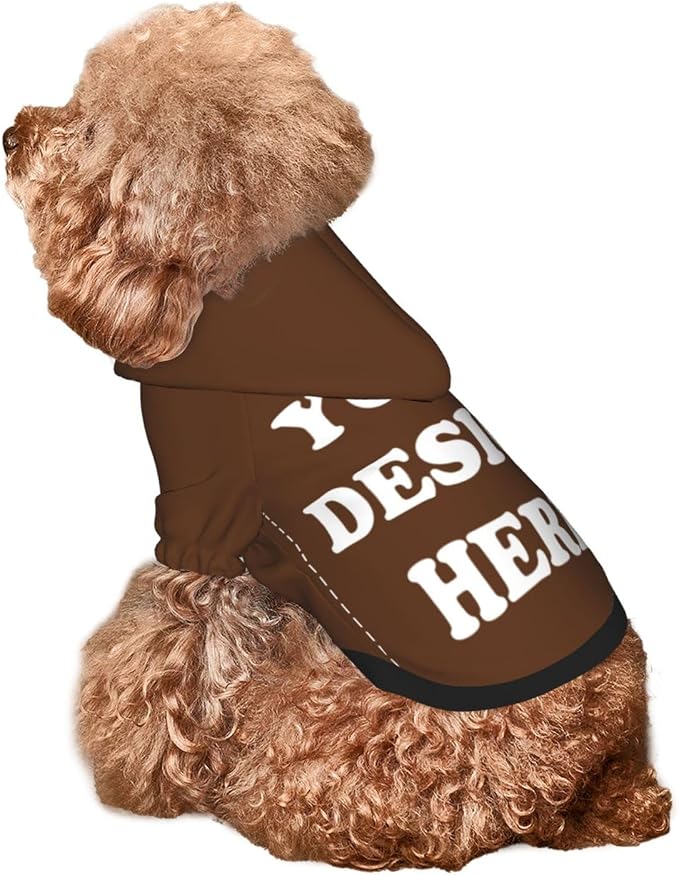 Personalized Chihuahua Dog Hoodie, Custom Pet Warm Sweatshirt Costume - Image 6