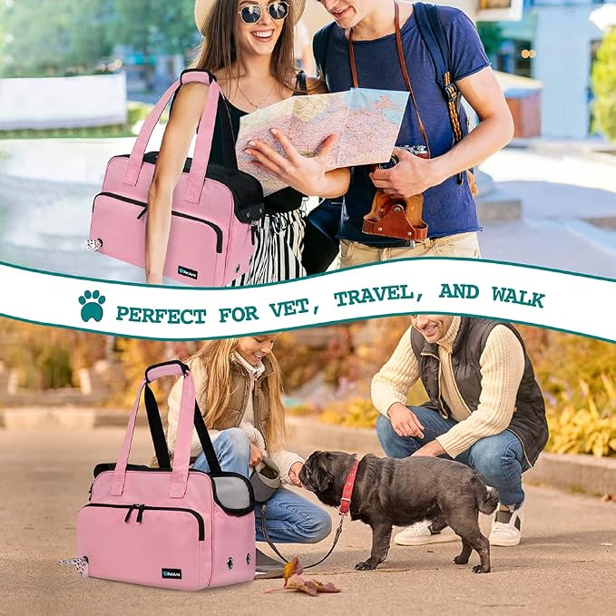 PetAmi Small Dog Purse Carrier, Soft-Sided Pet Carrier Bag - Image 7