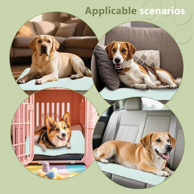SOMOYA Dogs Cooling Mat Pet Cooling Pads Blanket Sleeping Kennel Mat, Washable - Image 5