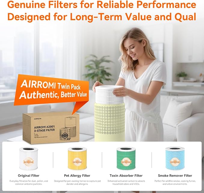 AIRROMI Air Purifier for Bedroom - Image 9