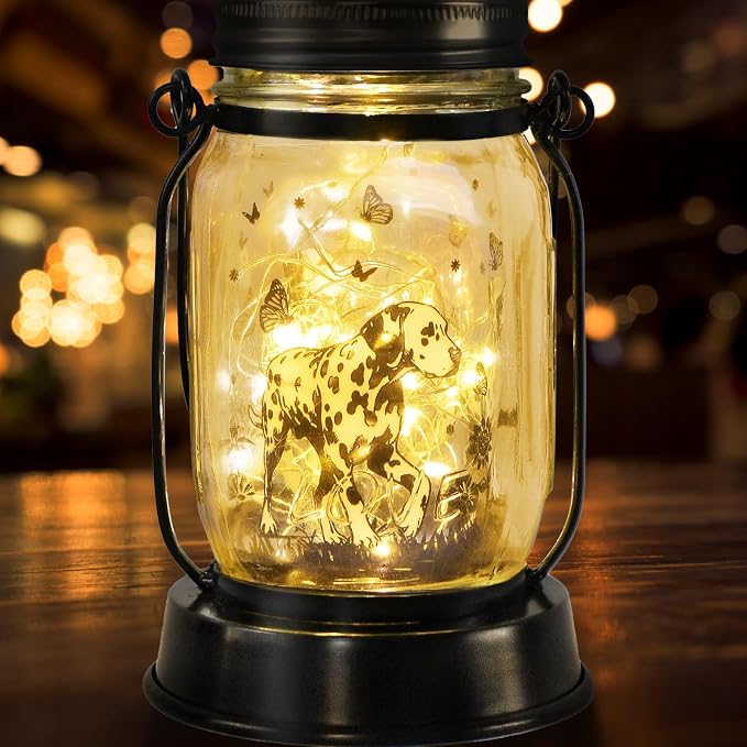 Dalmatian Gifts for Women/Men Dalmatian Solar Lanterns Mom Birthday Spotted Dog - Image 7