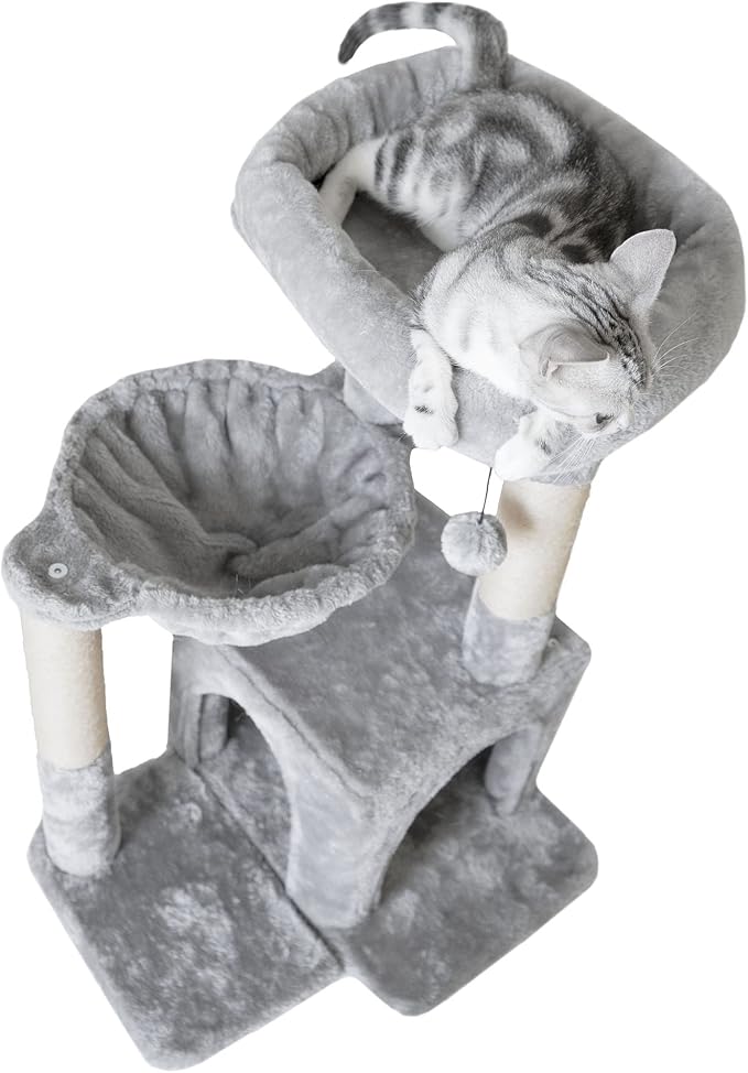 Pesofer Cat Tree, Small Cat Tower - Image 4