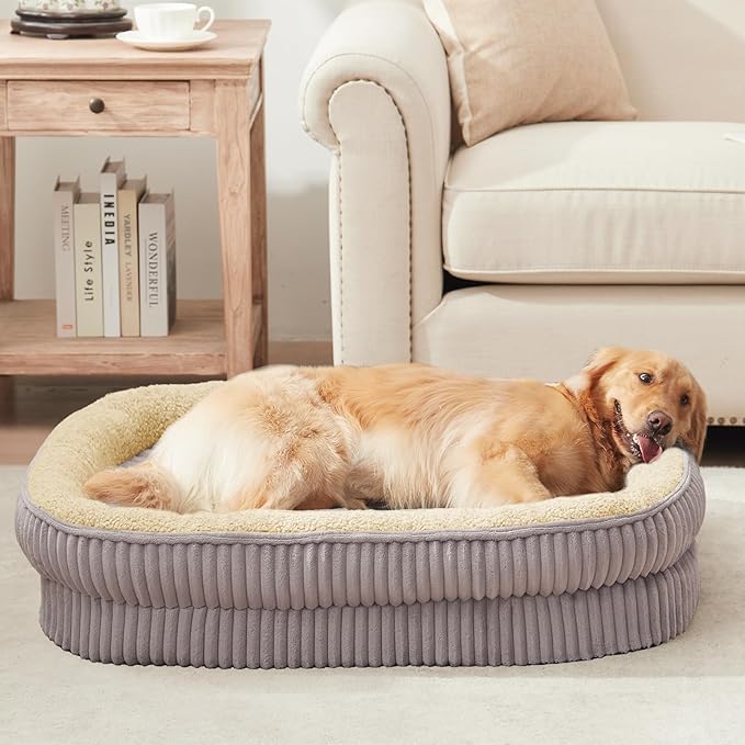 Orthopedic Dog Bed for Extra Large Dogs Breeds, High Density Egg Crate Foam Dog - Image 8