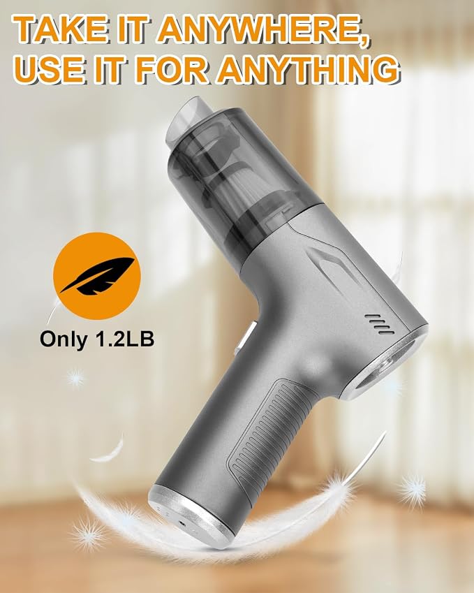 Car Handheld Vacuum Cordless 4 in 1, 20000PA Car Vacuums Cleaner Portable - Image 7