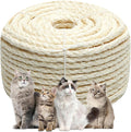 White Sisal Rope 1/4 Inch by 49-Feet by Juomid