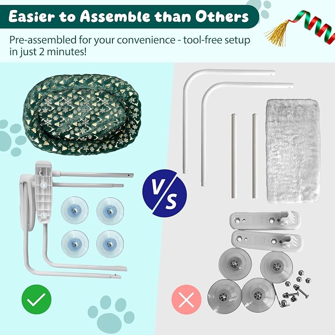 L&W BROS. 2-Pack Foldable Cat Window Perches - Image 3