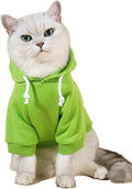QWINEE Basic Dog Hoodie Sweatshirt Puppy Sweater Warm Cat Costumes Pet Clothes by QWINEE