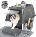 Extra Large Stainless Steel Litter Box by Unknown