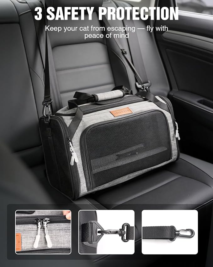 PETUX Top and Side Expandable Pet Carrier - Image 5