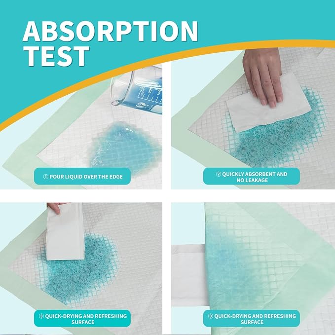 Disposable Bed Pads 40"X36" Extra Large Chucks Pads - Image 9