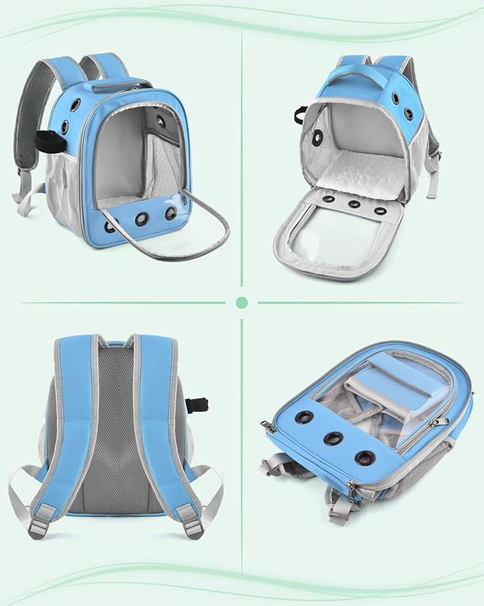 Guinea Pig Carrier Backpack, Portable Rabbit Travel Carring Bag - Image 4