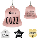 Ultra Joys Cat ID Tag Personalized Pet Tags, Durable Stainless Steel Small Pet by UltraJoys