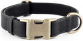 Plutus Pet Genuine Leather Dog Collar – Adjustable Pet Collar by PLUTUSPET