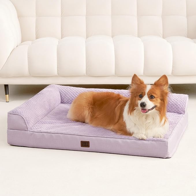 EHEYCIGA Memory Foam Dog Bed Large Size Dogs, Orthopedic Dog Bed Large - Image 9