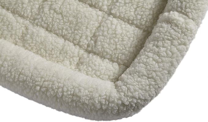 MidWest Homes for Pets QuietTime Dog Bed – White Fleece Bolster, Ultra-Soft and - Image 4