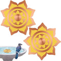 Saillong 2 Pack Bird Bath Copper Disk, Reinforced 99.99% Pure Copper Bird Bath by Saillong