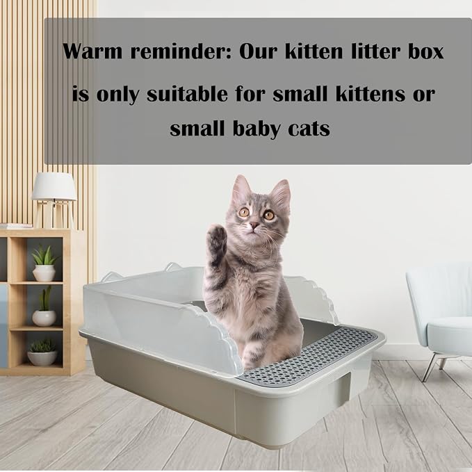 kathson Open Small Cat Litter Box - Image 5