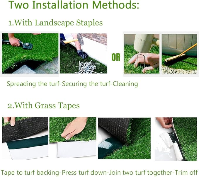 Synthetic Artificial Grass Turf 9FTX36FT, Indoor Outdoor Balcony Garden Pet Rug - Image 4