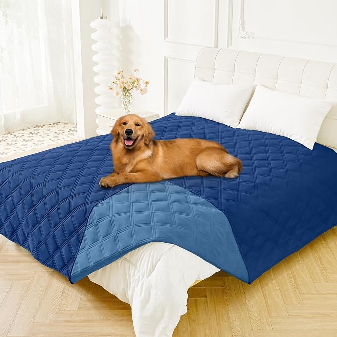 Smiry Waterproof Dog Bed Cover Blanket 82x102, Soft Reversible Pet Blanket by Smiry