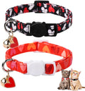 Unique Style Paws Valentine's Day Cat Collar, Cute Cat Collars by Uniquestylepaws