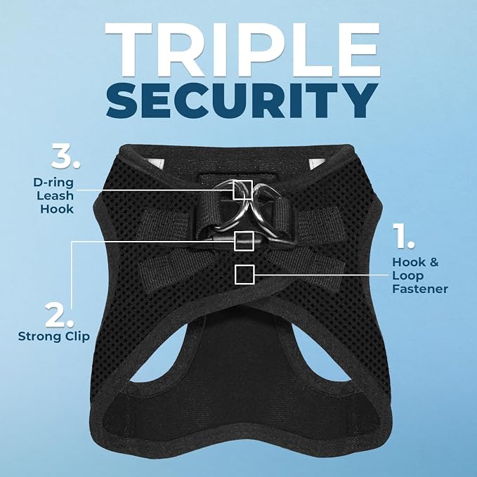 Best Pet Supplies Voyager Step-in Air All Weather Mesh Harness and Reflective - Image 3
