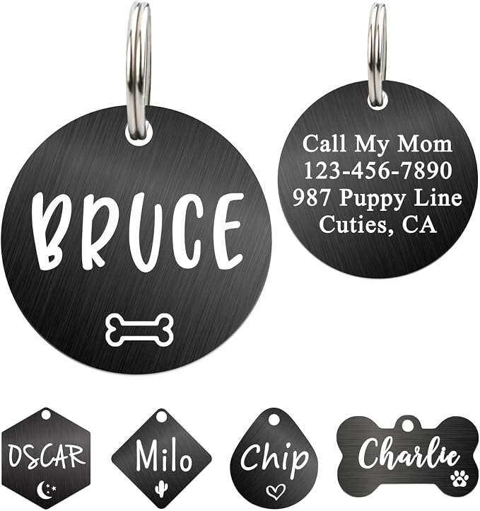 Ultra Joys Custom Personalized Dog ID Tag by UltraJoys