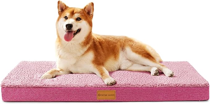 Patas Lague Orthopedic Dog Bed Medium Size Dog 30''X20'', Soft Comfortable by PatasLague