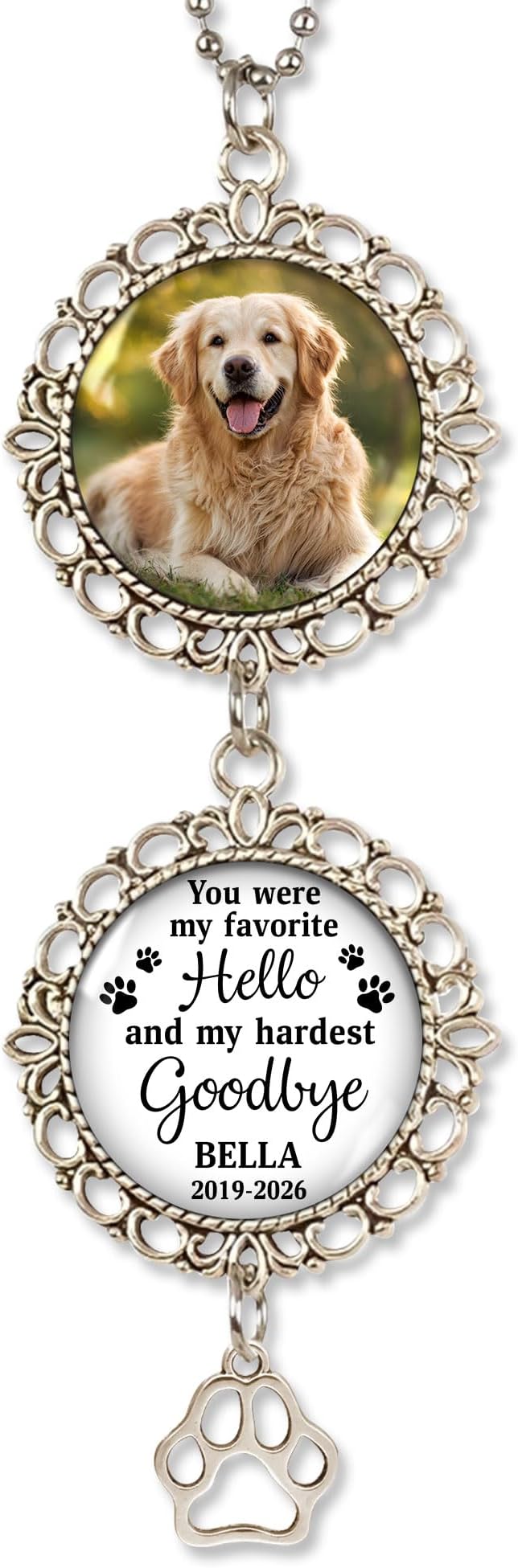 Hyturtle Personalized Pet Memorial Car Hanging Ornament by Hyturtle