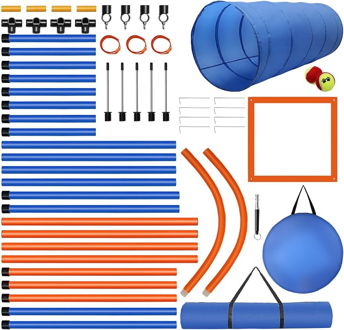 Dog Agility Training Equipment, 60-Piece Dog Obstacle Course Training Starter - Image 8