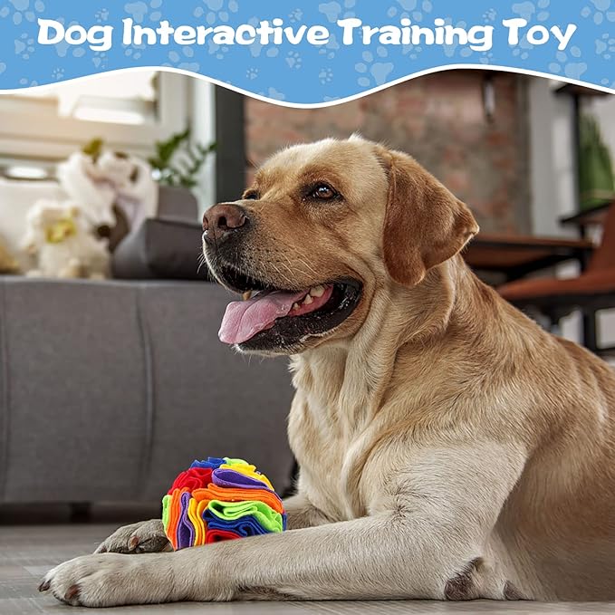 2 Packs Snuffle Ball for Dogs Stress Relief Interactive Dog Enrichment Toys Dog - Image 5