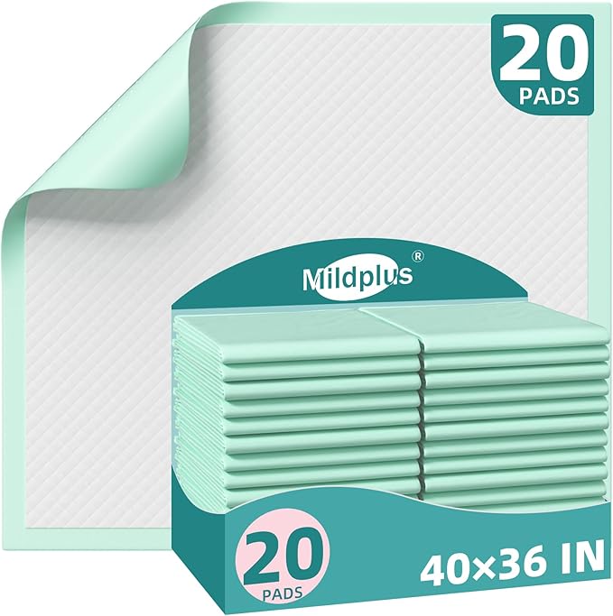 Disposable Bed Pads 40"X36" Extra Large Chucks Pads by MILDPLUS