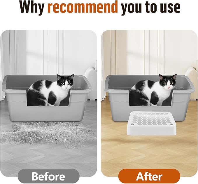 Cat Litter Box Ramp, Litter Box Step Mat - Image 5