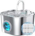 Cat Water Fountain Stainless Steel: Pet Fountains by HOOISE
