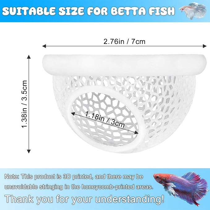 Floating Betta Hide & Shrimp Cave – All-in-One Aquarium Hammock, and Safe - Image 3