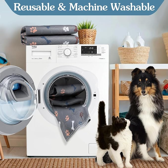 Washable Pee Pads for Dogs 72"x72", Reusable Puppy Pads Extra Large Upgrade - Image 5