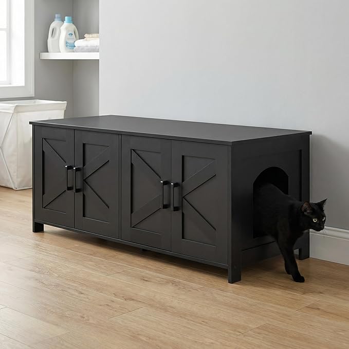 Homhedy Cat Litter Box Enclosure - Image 5