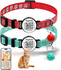Smart QR Code Cat Collar 2-Pack by Taghelp