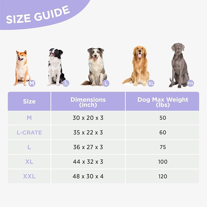 LE SURE Outdoor Waterproof Dog Beds Large Sized Dog, Orthopedic Egg Crate Foam - Image 6