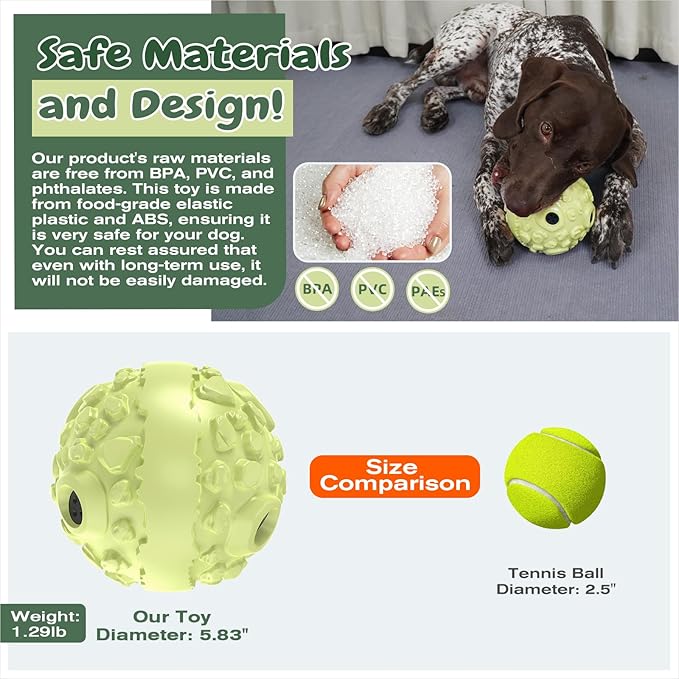 KADTC Extra-Large Size Durable Dog Giggle Ball U.S. Patent & Brand & Design - Image 3