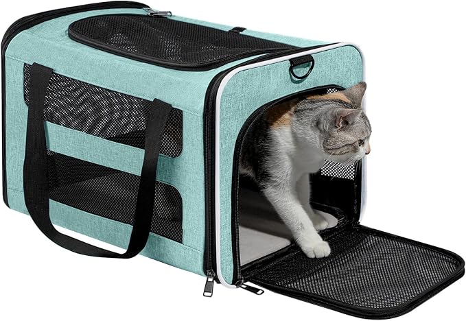 Cat Carrier Soft-Sided Travel Bag - Image 9