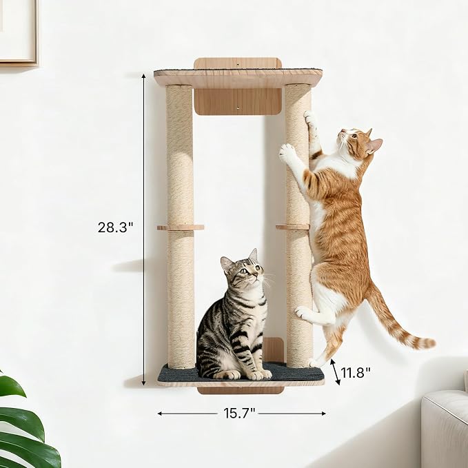 Veehoo Cat Wall Shelves, 28.3" Cat Wall Climber - Image 7